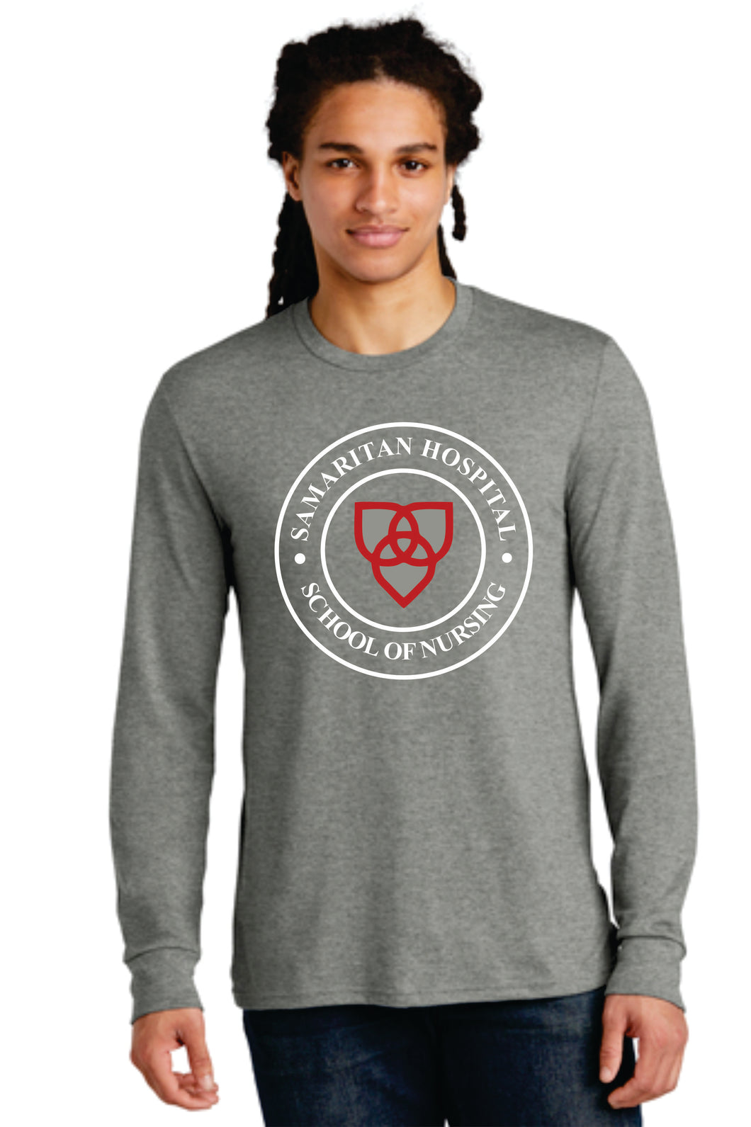 Samaritan Hospital Nursing - Long Sleeve Tri Blend - Unisex Tee DM132