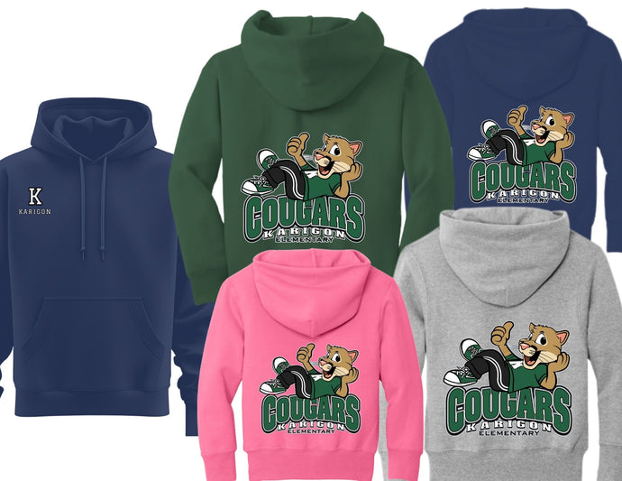 Karigon Cougar Hoodie Youth and Adult Sizing