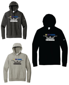 CBA Troy Columbia - Nike Hooded Sweatshirt - Logo FULL front