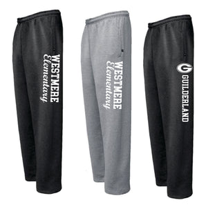 Westmere Elementary School - Open Bottom Sweatpants