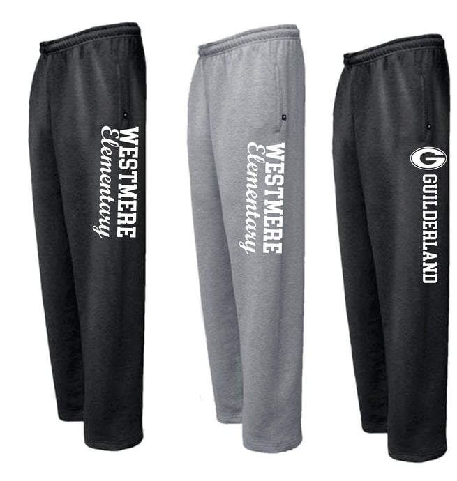 Westmere Elementary School - Open Bottom Sweatpants
