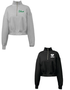 Orenda Elementary School - Ladies 1/4 Zip - Pennant Crop