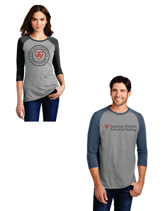 Samaritan Hospital Nursing - Baseball Tee Mens and Womens - DM136/ DM136L