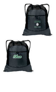 Acadia Middle School- Cinch Bag with front pocket