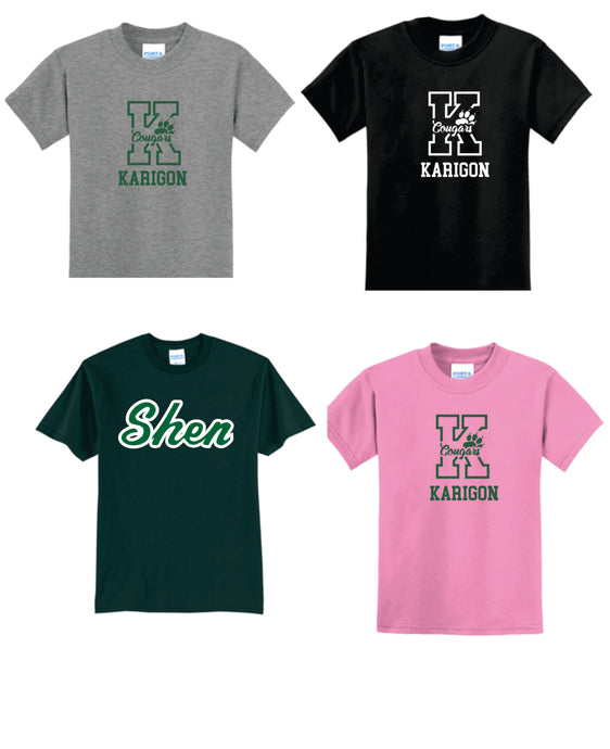 Karigon Elementary School - Short Sleeve Tshirts Youth and Adult
