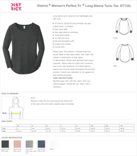 Perlmutter Eye Center - Long Sleeve Ladies Tshirt - DT132L