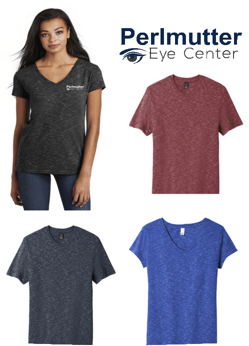 Perlmutter Eye Center Ladies Medal Vneck tee