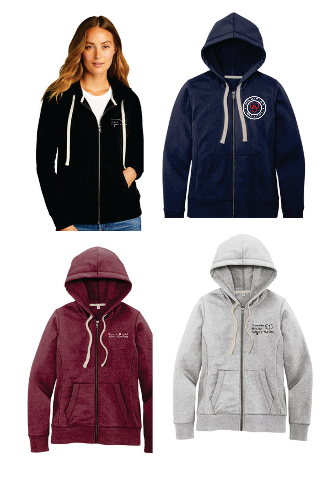 Samaritan Hospital Zip up Sweatshirt - DT8103