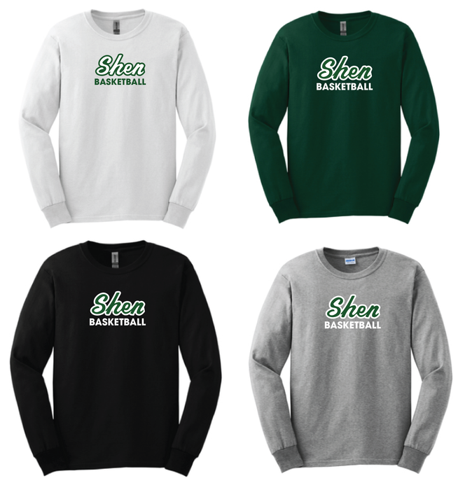Shen Boys Basketball Gildan® 100% US Cotton Long Sleeve T-Shirt