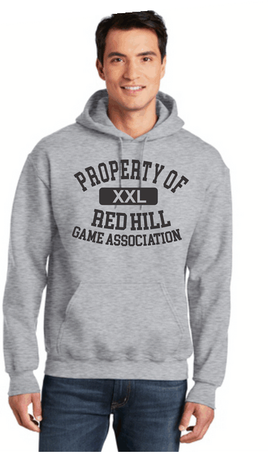 1 Red Hill Game Association - Hooded Sweatshirts 3 Colors Available