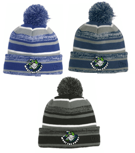 What the Puck - Fleece Lined Knit Pom Pom Hat