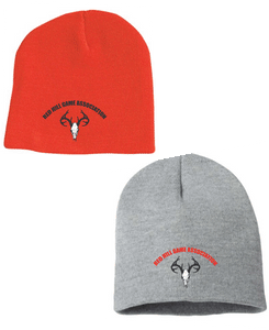 1 Red Hill Game Association -  Knit Beanie Black, Orange or Grey
