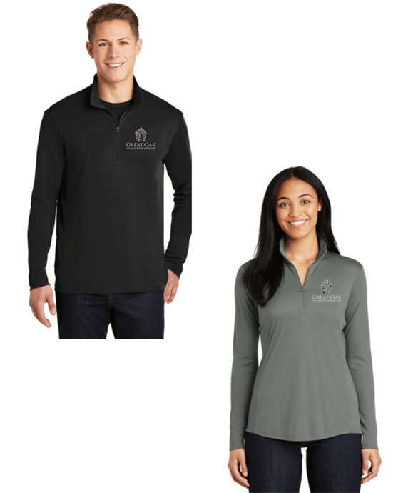 Great Oak - Light Weight Fabric - Mens and Ladies 1/4 Zip - ST357