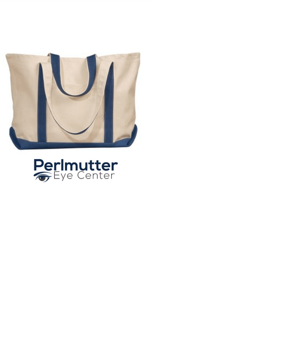 Perlmutter Eye Center - Large Canvas Boat Tote - Liberty Bags 8872