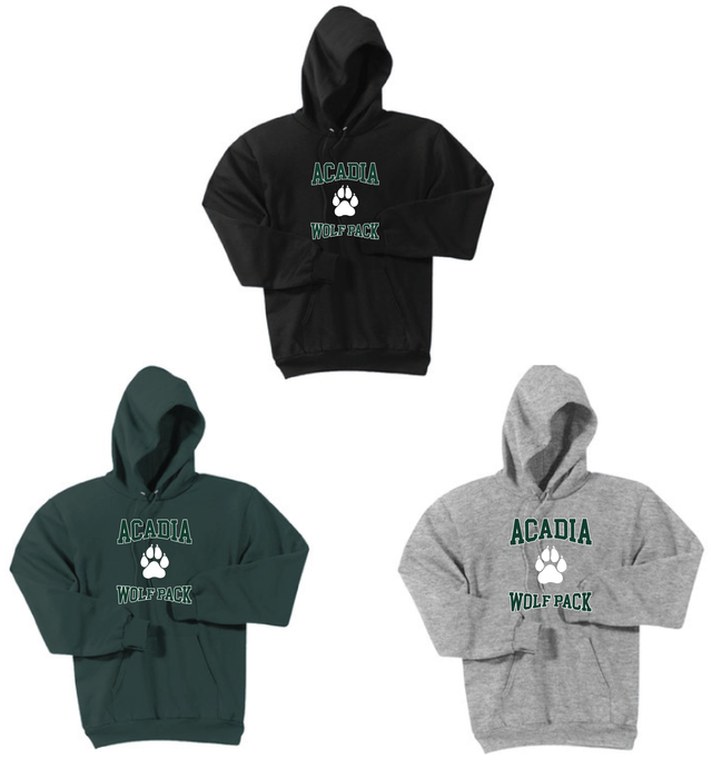 Acadia Middle School Port & Company® Essential Fleece Pullover Hooded Sweatshirt