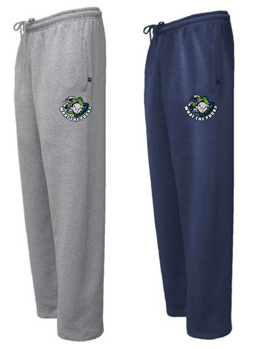 What the puck - Unisex Open Bottom Sweatpants - 706P