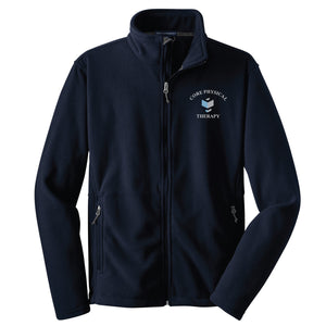 Core Physical Therapy Mens Full Zip Fleece Jacket f217