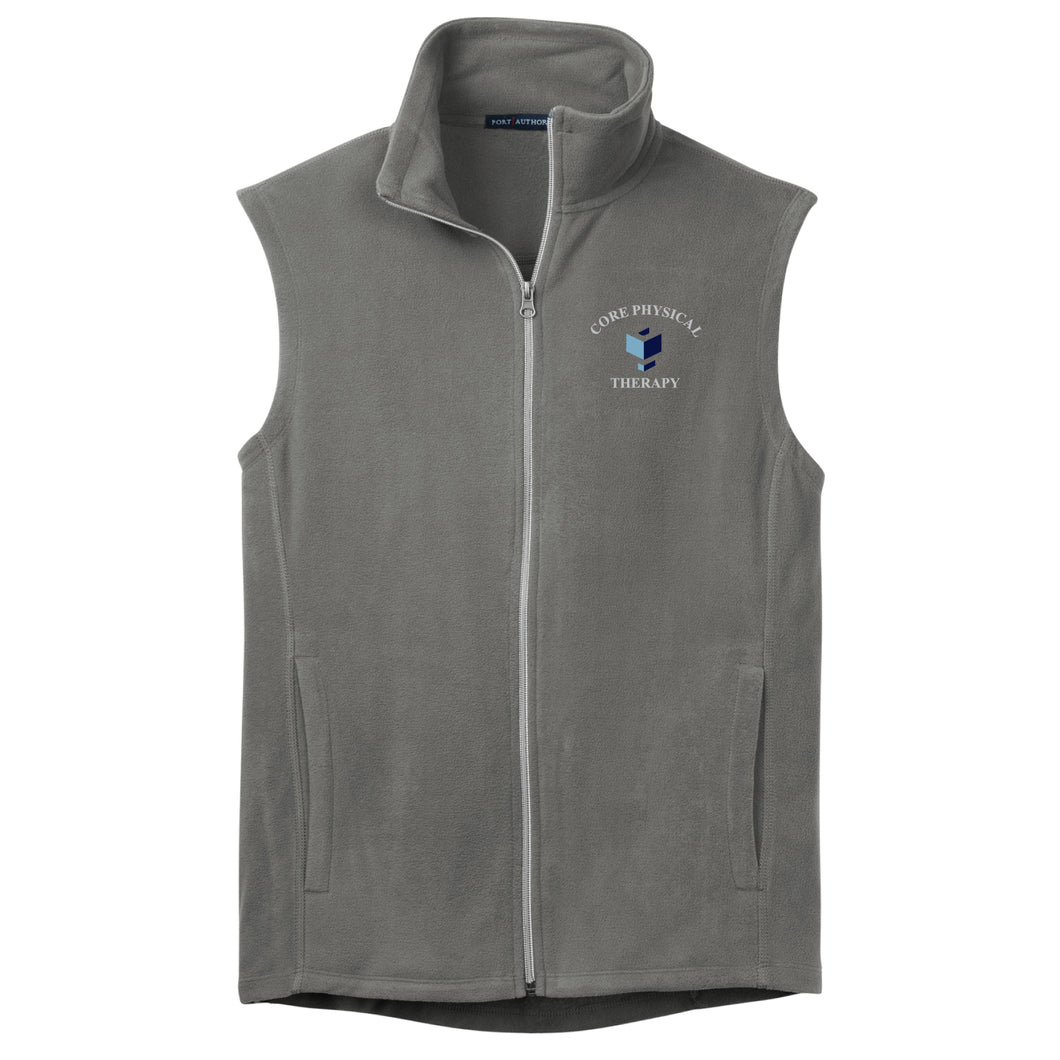 Core Physical Therapy Mens Fleece Vest f226