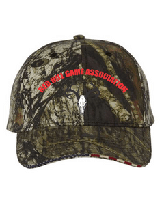1 Red Hill Game Association - Camo Flag Hat USA350