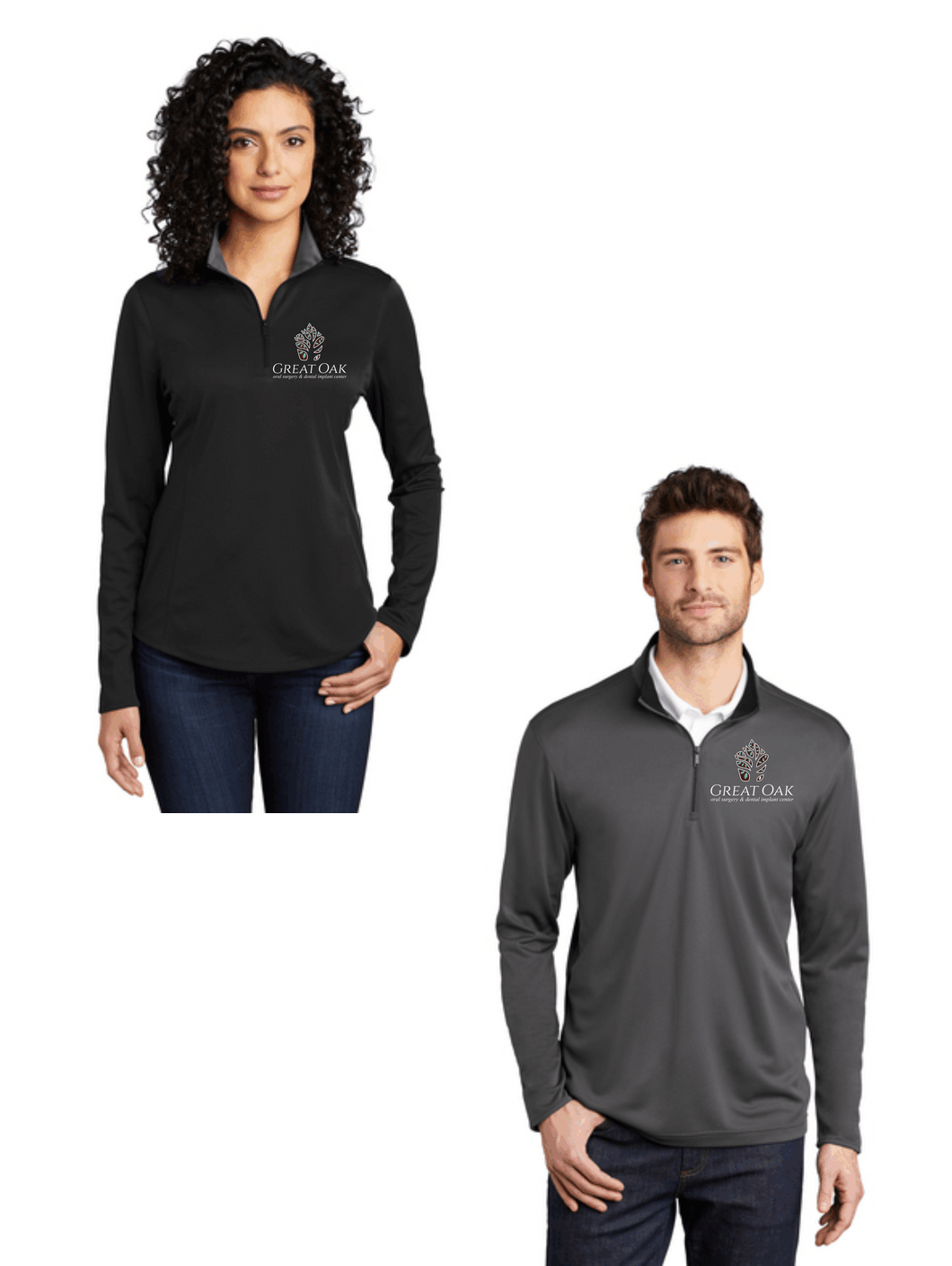 Great Oak - Wicking 1/4 Zip - Ladies and Mens LK584 & K584