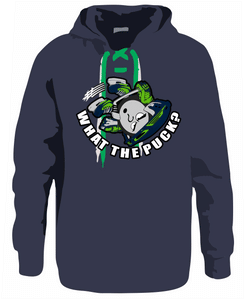 What the puck - Lace up Hooded - 715
