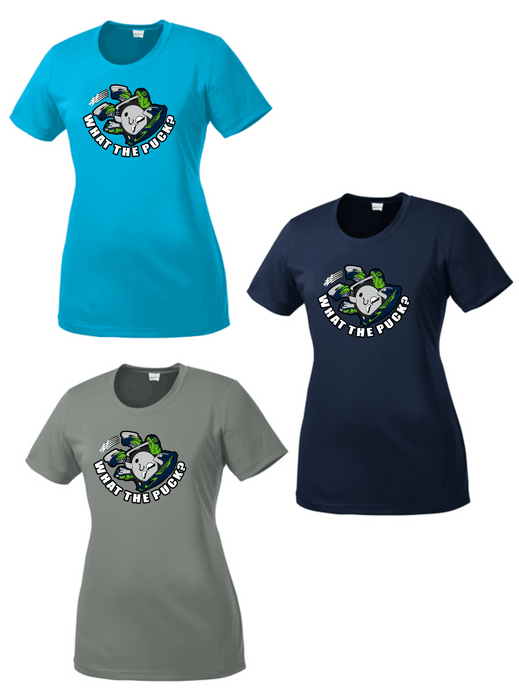 What The Puck - Ladies Moisture Wicking Tee - LST350