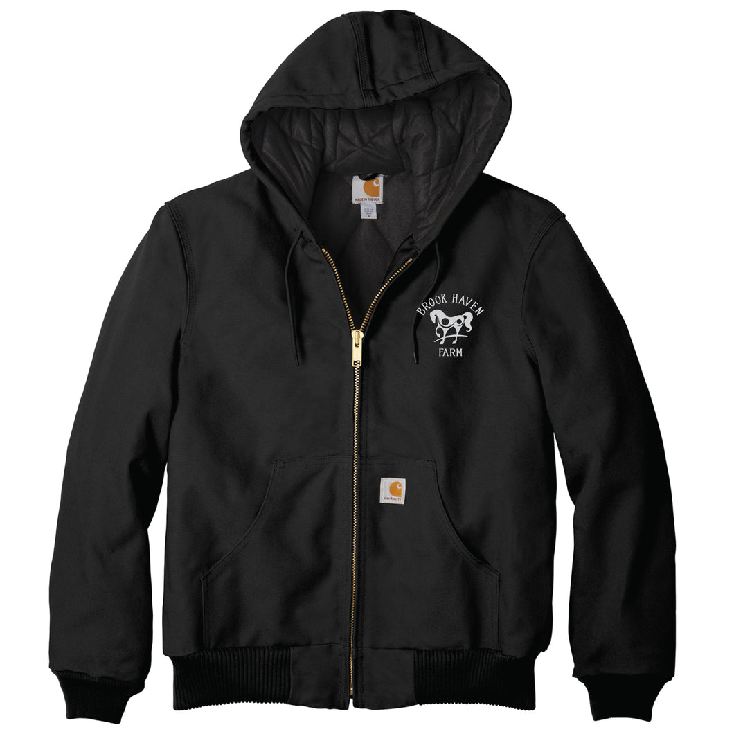 Brookhaven Farm Carhartt Quilted Jacket ctsj140- Black