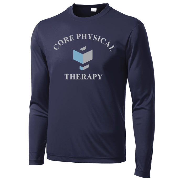 Core Physical Therapy Unisex Long Sleeve Performance Tee st350Ls