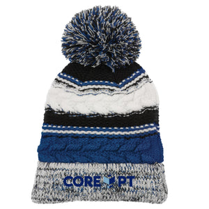 Core Physical Therapy Knit Pom Pom Hat stc21